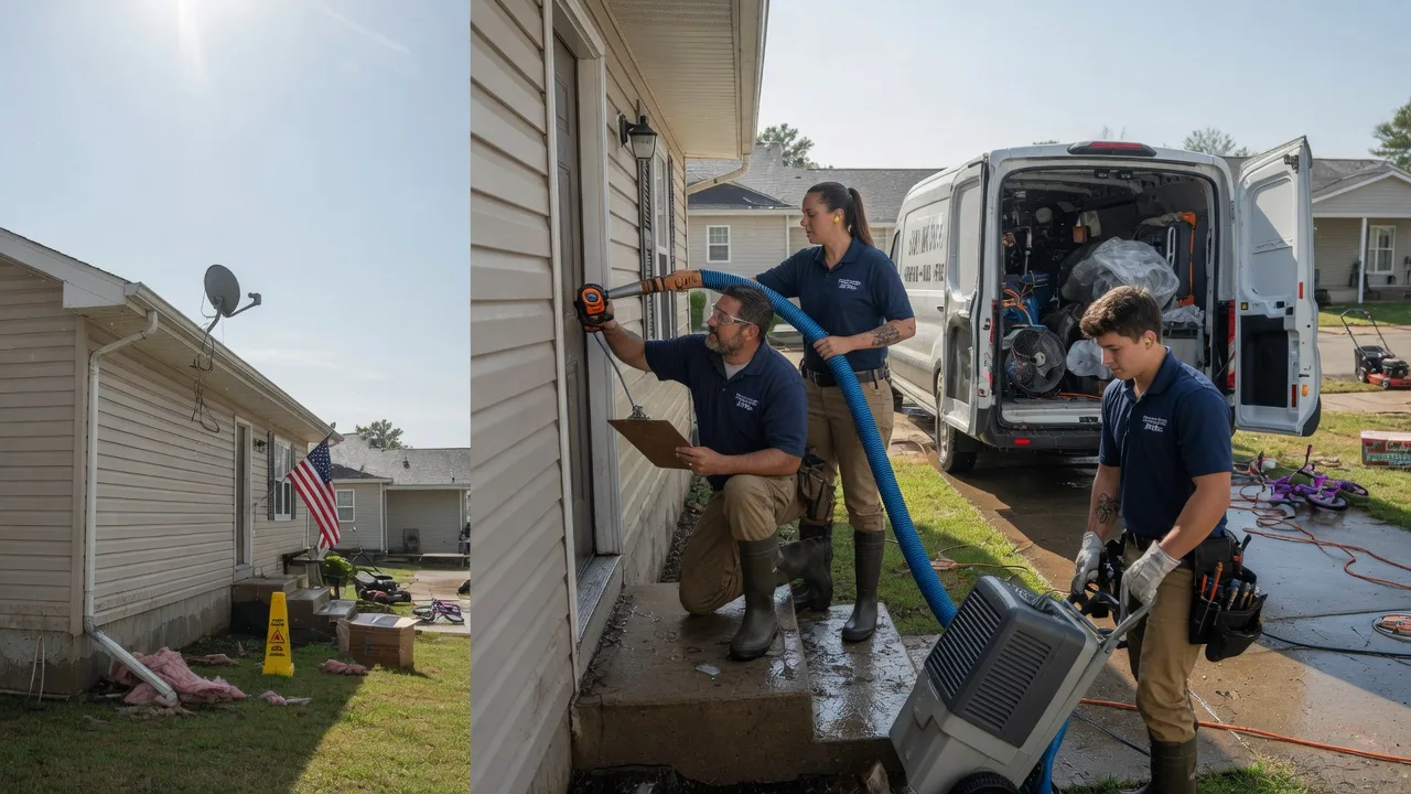 Ceiling Water Damage Restoration in Grafton, IL near me